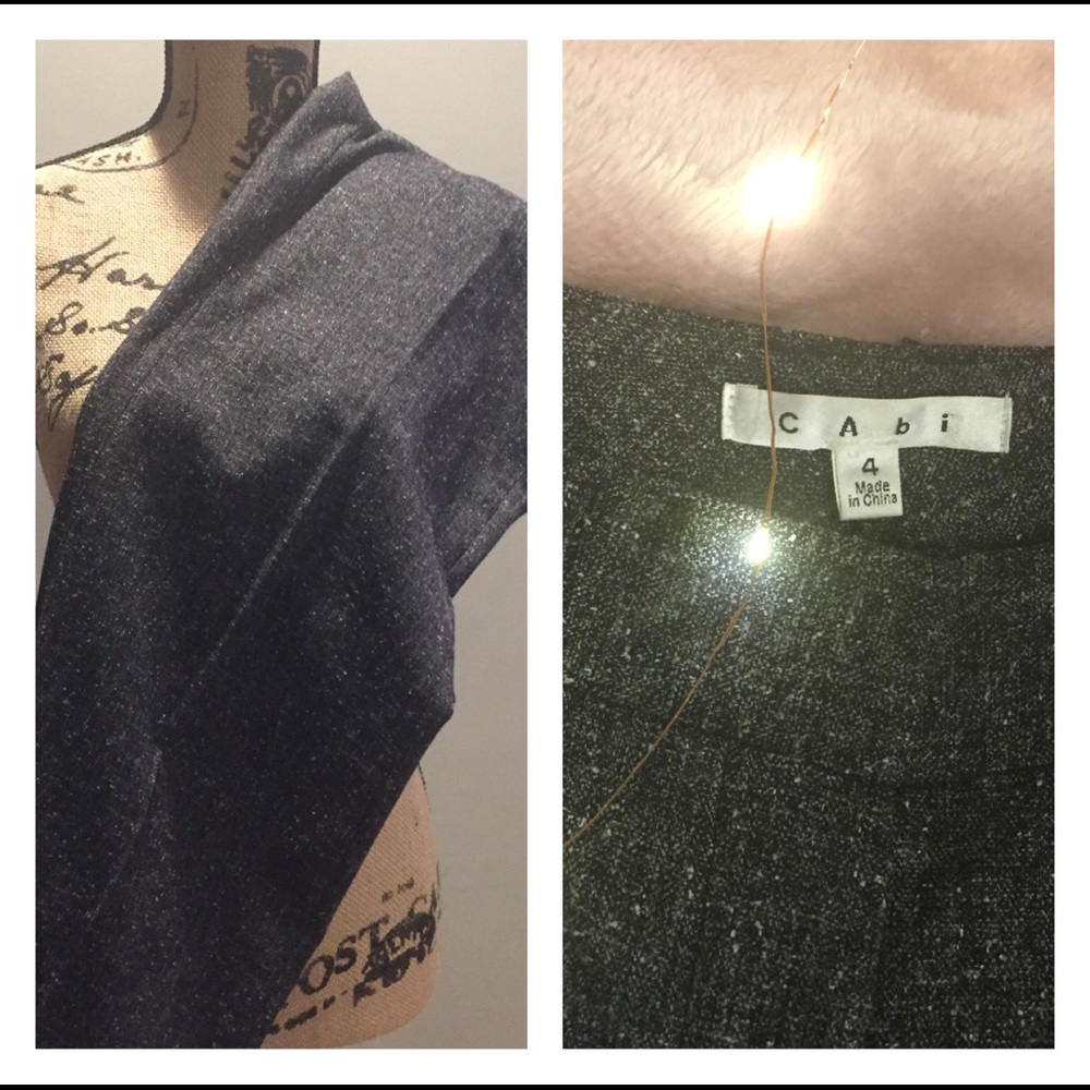 Cabi sz 4 Black pants with white speckles